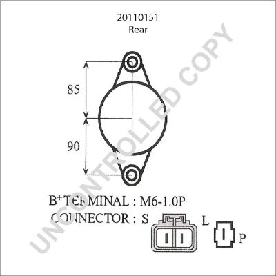 PRESTOLITE ELECTRIC Laturi 20110151